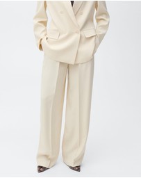M.N.G - Suki Pleated Wideleg Suit Trousers