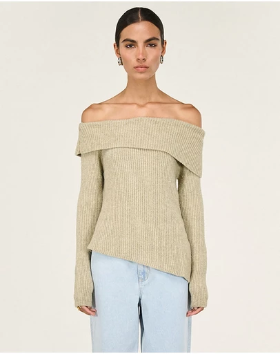 Staple the Label - Alba Off Shoulder Knit