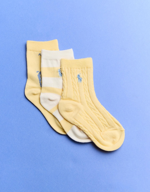 Polo Ralph Lauren - Candyshop Socks 3-Pack - Babies-Kids