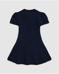 Polo Ralph Lauren - Flag-Intarsia Cotton Sweater Dress - Kids