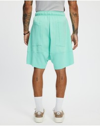 Surrounded By Ghosts - The Andesine Low Crotch Fleece Drawstring Shorts