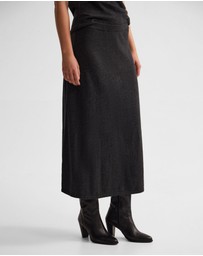 Oxford - Leonie Cashmere Blend Knitted Skirt