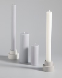 porter green - escc medium pillar candle soy-blend unscented candles