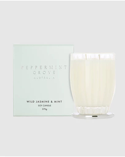 Peppermint Grove - Wild Jasmine & Mint Large Candle - 370g