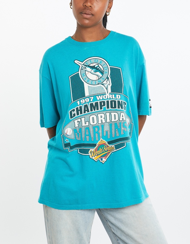 Vintage by The Real Deal - Pre Loved - Vintage 1997 MLB Florida Marlins Tee