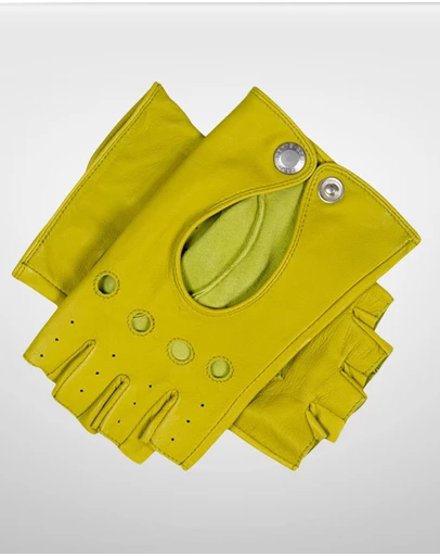 DENTS - Fingerless Leather Driving Gloves