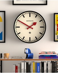 Newgate - Newgate Universal Wall Clock Railway Dial Black