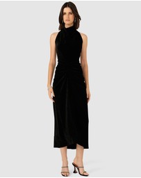 SACHA DRAKE - Lavish Cowl Dress In Black
