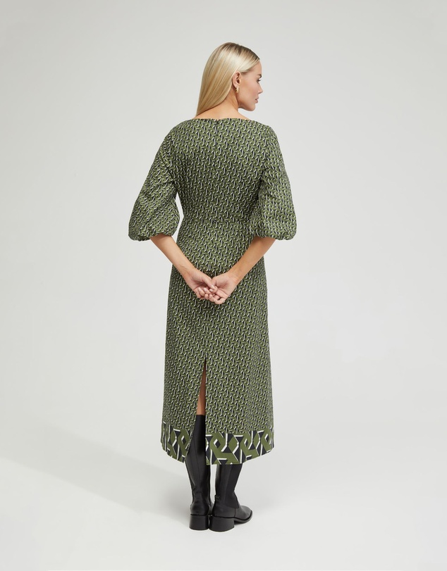 Oxford - Krista Boarder Print Dress