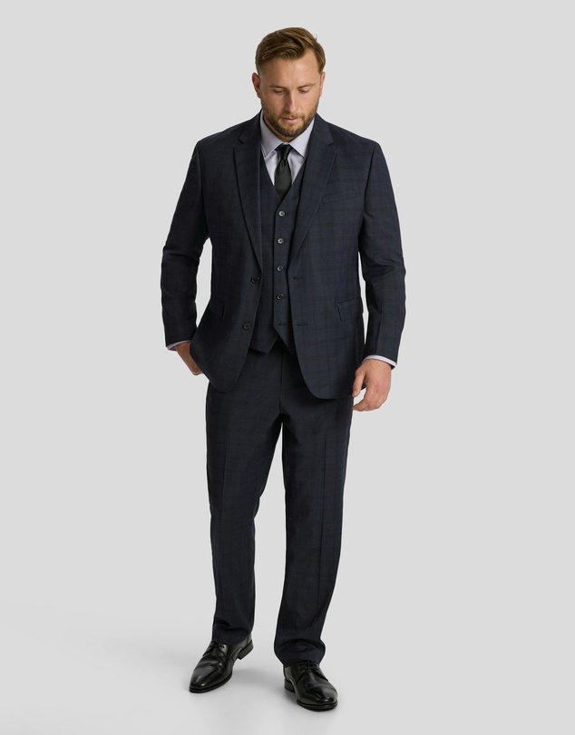 Johnny Bigg - Henry Check Stretch Waistcoat