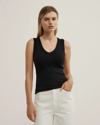 Witchery - Fine Rib V-neck Tank