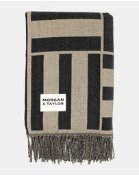 Morgan & Taylor - Anise Throw Blanket in Black