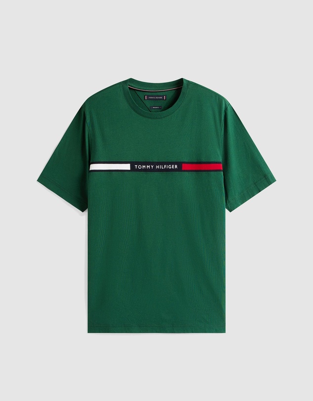 Tommy Hilfiger - Crew Neck Logo Panel T-Shirt