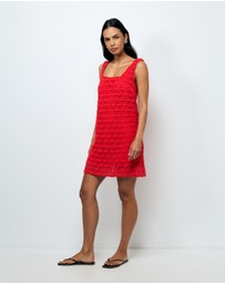 AERE - Veya Crochet Mini Dress