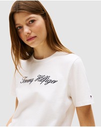 Tommy Hilfiger - Script Regular Crew Neck Short Sleeve Tee
