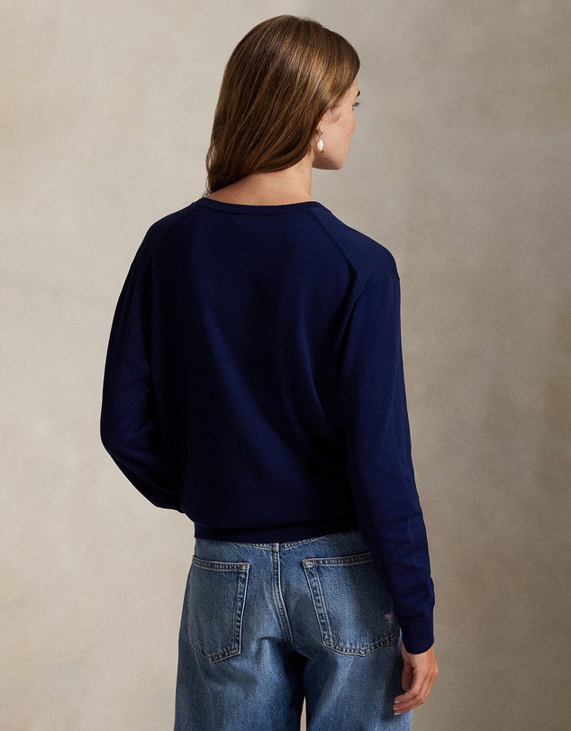 Polo Ralph Lauren - Cotton V-Neck Sweater - The ICONIC Exclusive