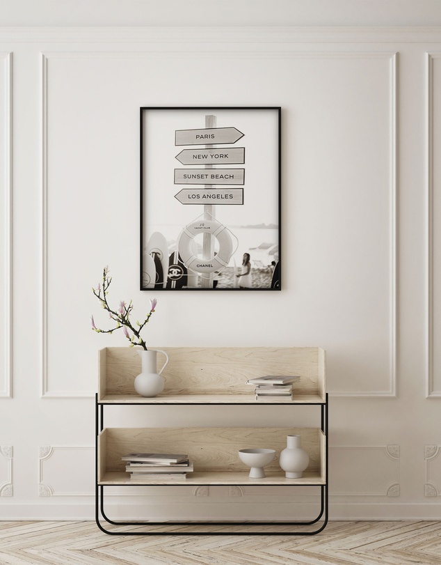 Olive et Oriel - Fashion Yacht Club No II Art Print