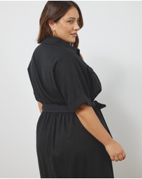 Atmos&Here Curvy - Lyndon Utility Midi Dress