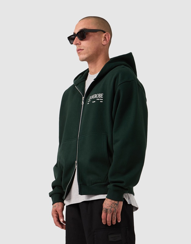 Zanerobe - Ceramic Box Zip Hood Forest