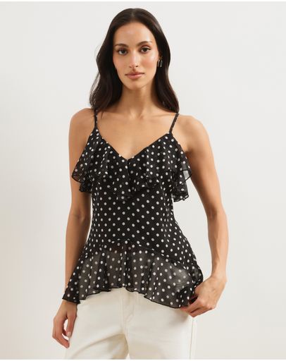 Black & White Polka Dot