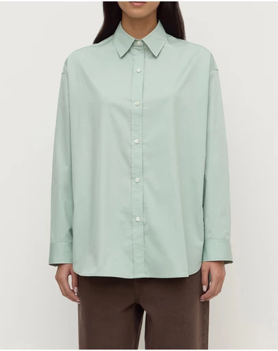 Assembly Label - Marigold Poplin Long Sleeve Shirt