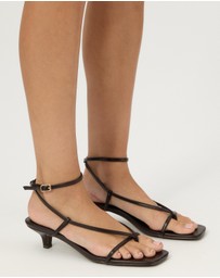 Dazie - Mikayla Strappy Kitten Heels
