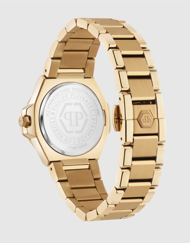 Philipp Plein - PLEIN ROYAL PRESTIGE 33mm Gold-Tone Analogue