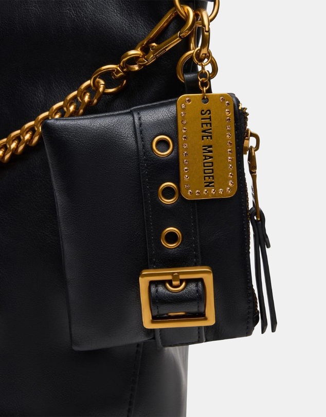 Steve Madden - BGrungy Black Handbag