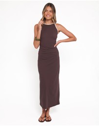 Petal & Pup - Fiona Maxi Dress - Espresso