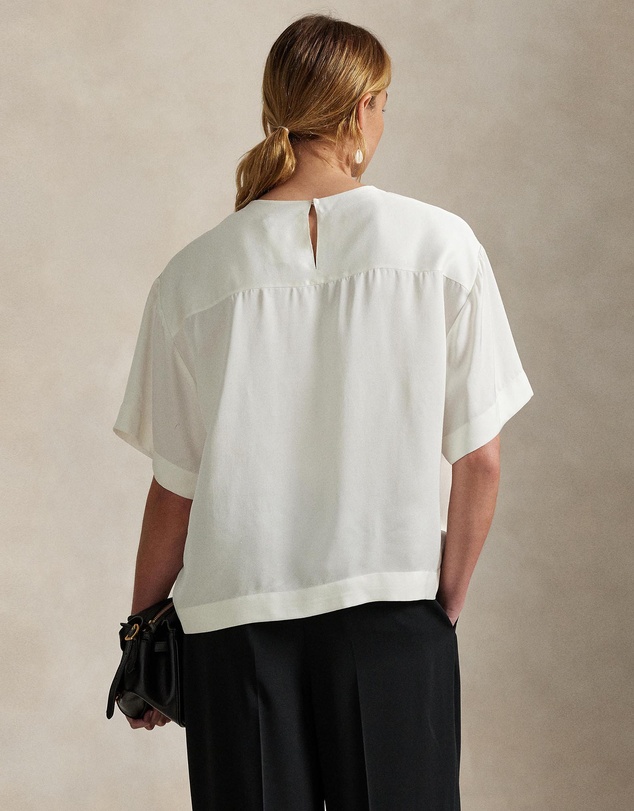 Polo Ralph Lauren - Oversize Satin Tee - ICONIC EXCLUSIVE