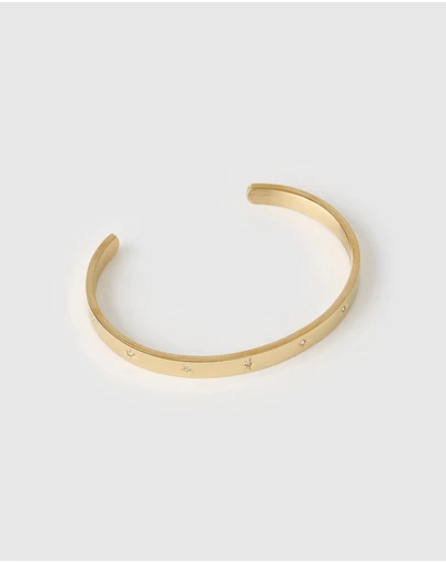 Arms Of Eve - Gemma Gold Cuff Bracelet