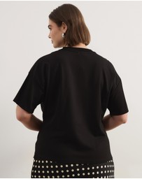 Atmos&Here Curvy - Zulu Trim T-Shirt