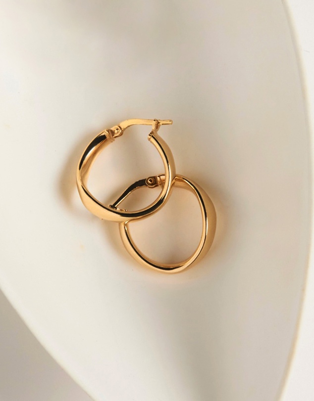 Najo - Eddy Yellow Gold Hoop