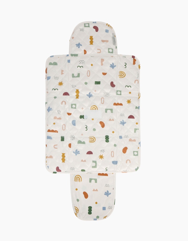Living Textiles - Waterproof Travel Change Mat - Geo Mod