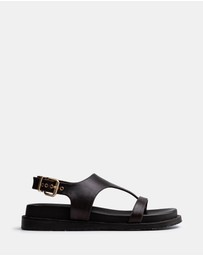 Wittner - Anina Pebble Leather Footbed Sandals