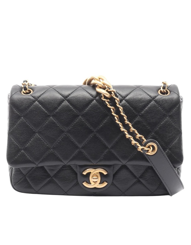 Pre-Loved by Azura Reborn - Pre-Loved CC Quilted Lambskin Single Flap