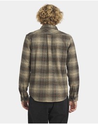 RVCA - Mens Huges Flannel Long Sleeve Shirt