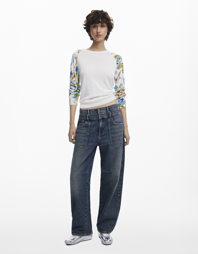 Desigual - Arty sleeve sweater
