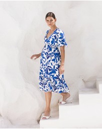 Soon Maternity - Anika Midi Feeding Dress
