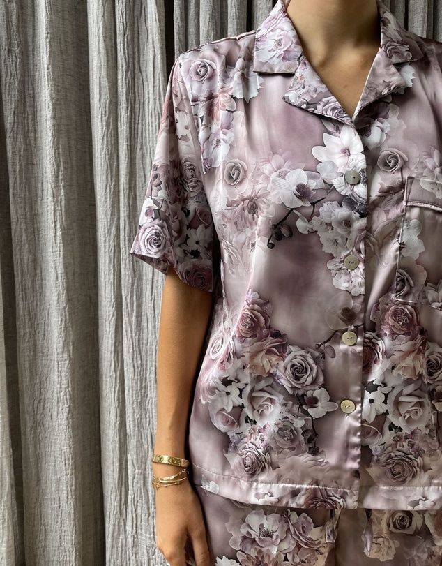 SILK MAGNOLIA - Silk Satin Pyjamas