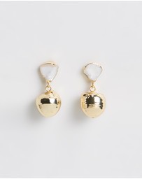 Carly Paiker - Laguna Double Pearl Earrings