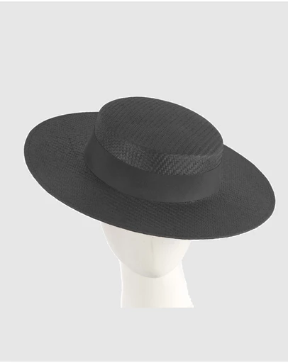 Max Alexander - Black Boater Hat