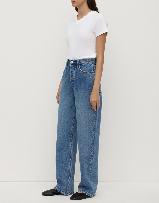 Assembly Label - High Rise Straight Jeans