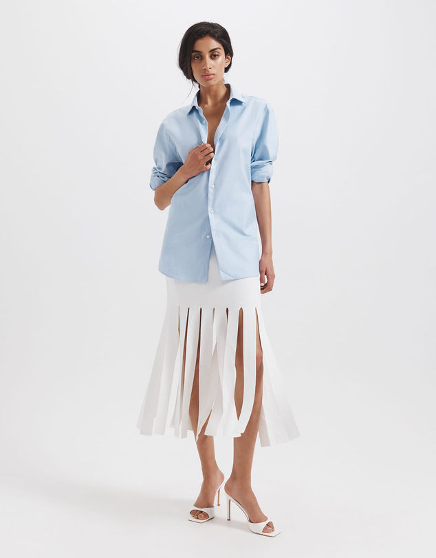 SABA - Mia Milano Panel Fringe Skirt