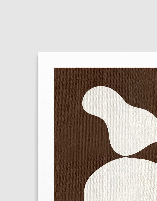 Olive et Oriel - Muted Petals No 5 by Shatha Al Dafai Art Print