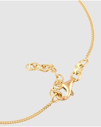 Elli Jewelry - Bracelet Crystal 925 Sterling Silver Gold-Plated