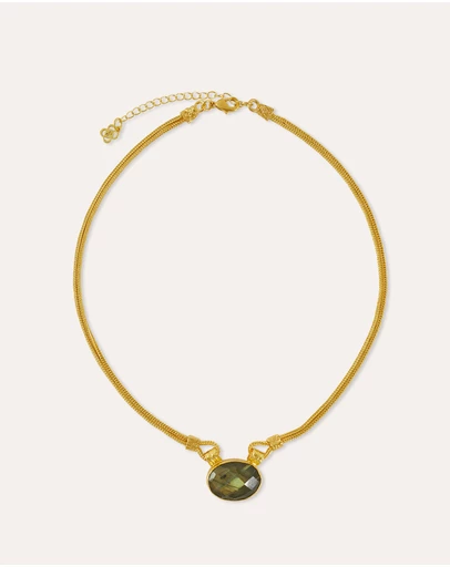Ottoman Hands - Daphne Labradorite Chain Necklace