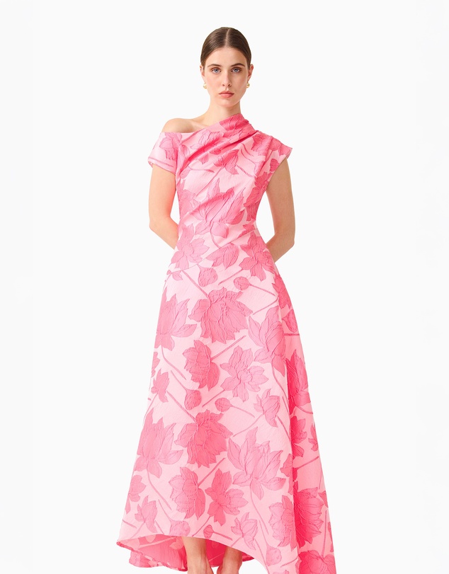 Elliatt - Dionne Asymmetrical Maxi Gown