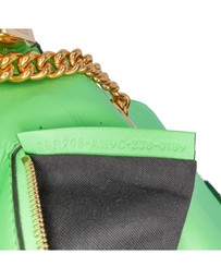 Pre-Loved by Azura Reborn - Pre-Loved Zucca Embossed Leather Chain Midi Baguette