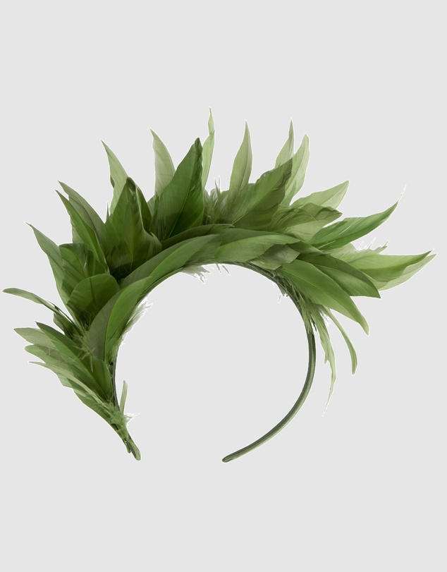 Max Alexander - Modern Olive Racing Fascinator
